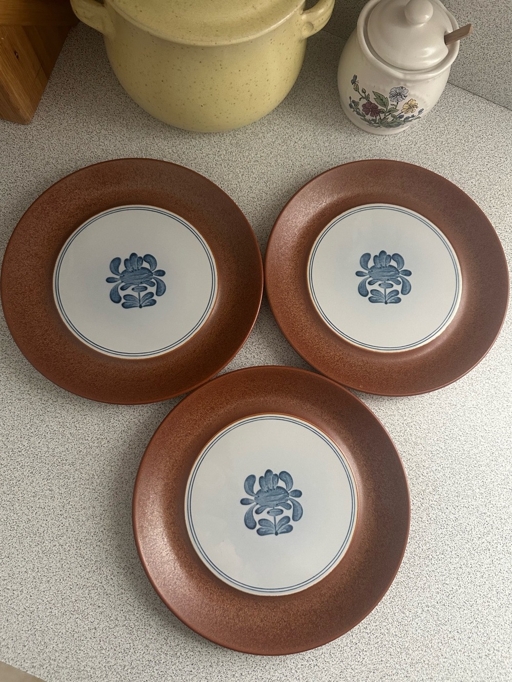 Vintage Villeroy & Boch Chekiang Salad Plates - Set of 3